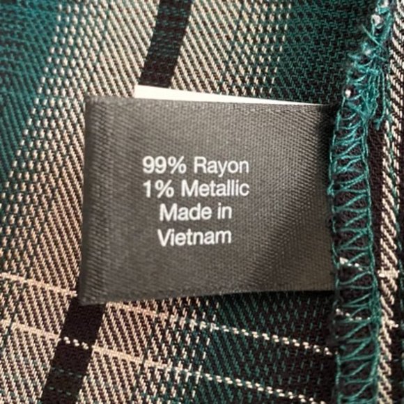 Lane Bryant, Plaid Oversized Long Sleeve Button Down, Size 22/24 - Picture 7 of 8